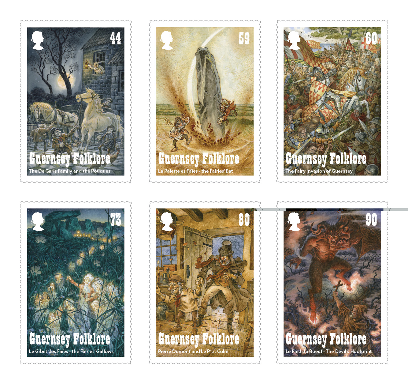 Set of 6 Stamps